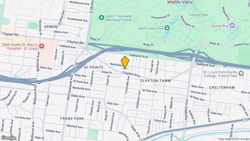 6529 Clayton Ave Mapa y Detalles de la Ubicación