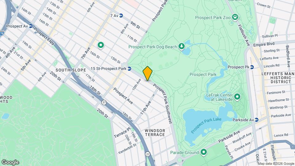 53 Prospect Park SW Map and Location Details