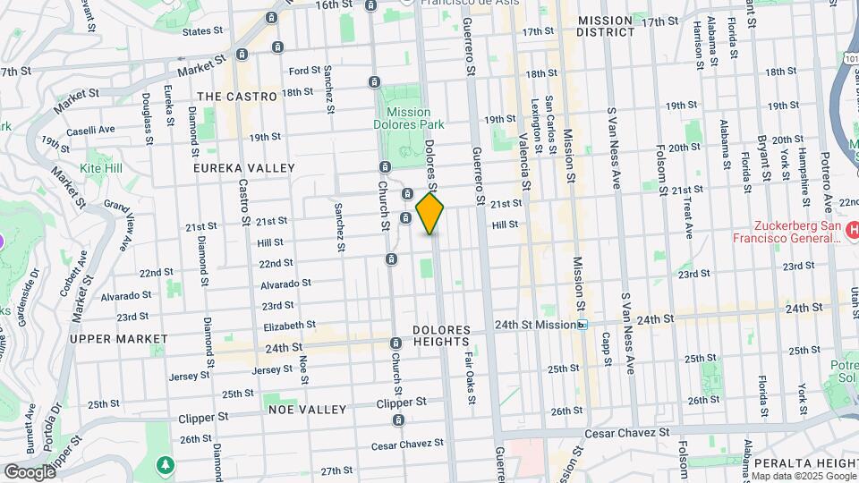 878 Dolores St Map and Location Details