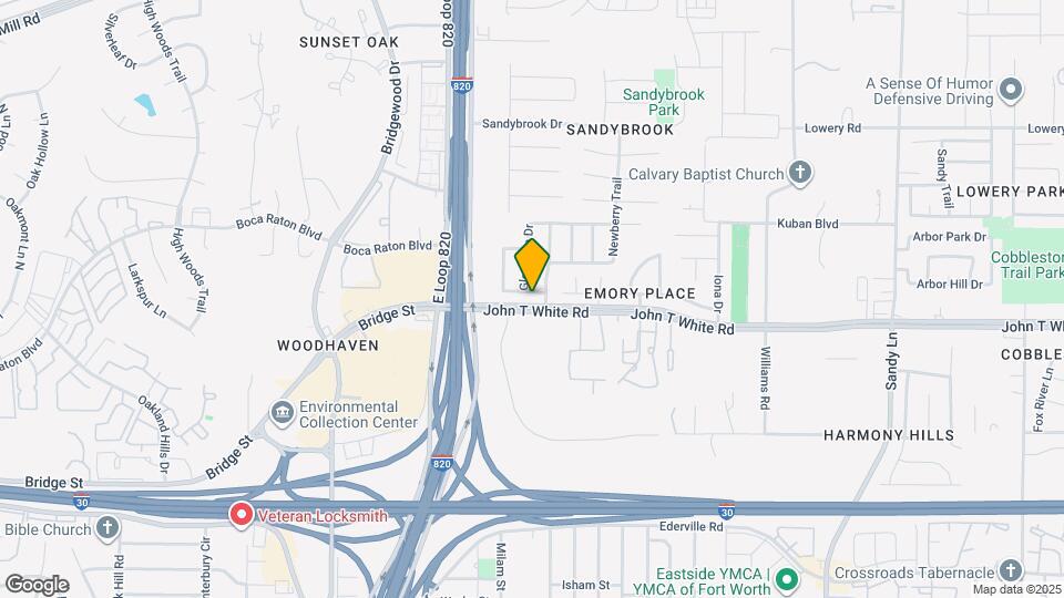 6928 Glade Oaks Dr Mapa y Detalles de la Ubicación