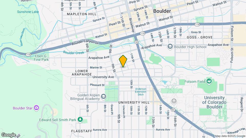 955 Grandview Ave Map and Location Details