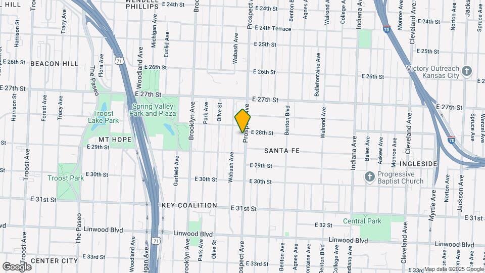 2816-2818 Prospect Ave Mapa y Detalles de la Ubicación
