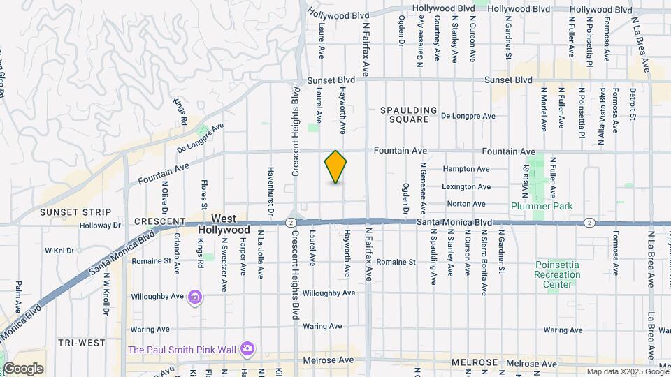 1215 Hayworth Ave Map and Location Details