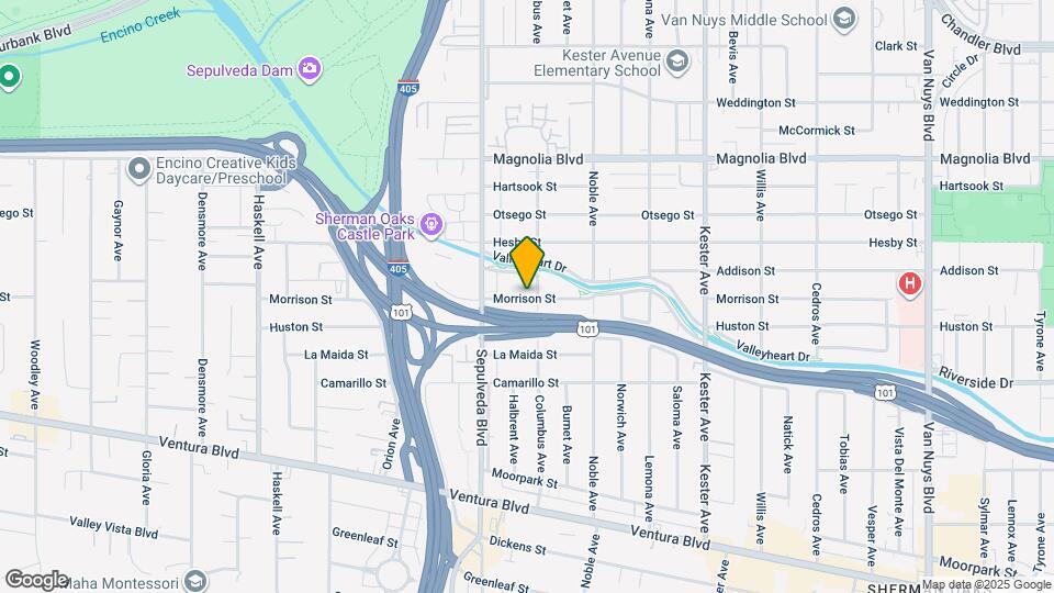 15213 Morrison St Map and Location Details