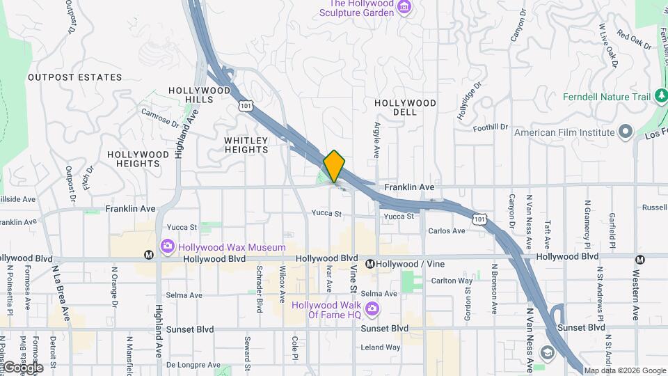 6330 Franklin Ave Map and Location Details