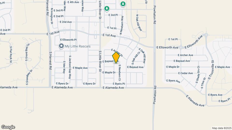 132 S Newbern Way Map and Location Details