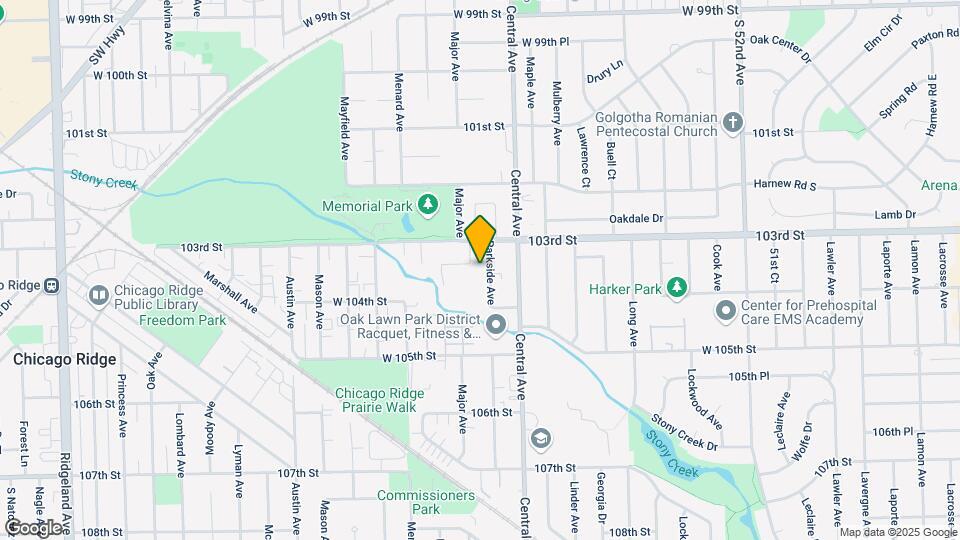 10320 S Parkside Ave Mapa y Detalles de la Ubicación