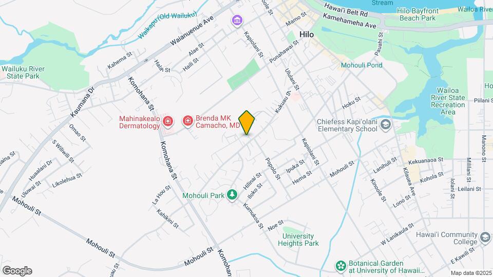 418A Kukuau St Map and Location Details