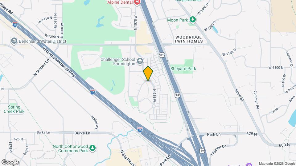 998 Shetland Ln Map and Location Details