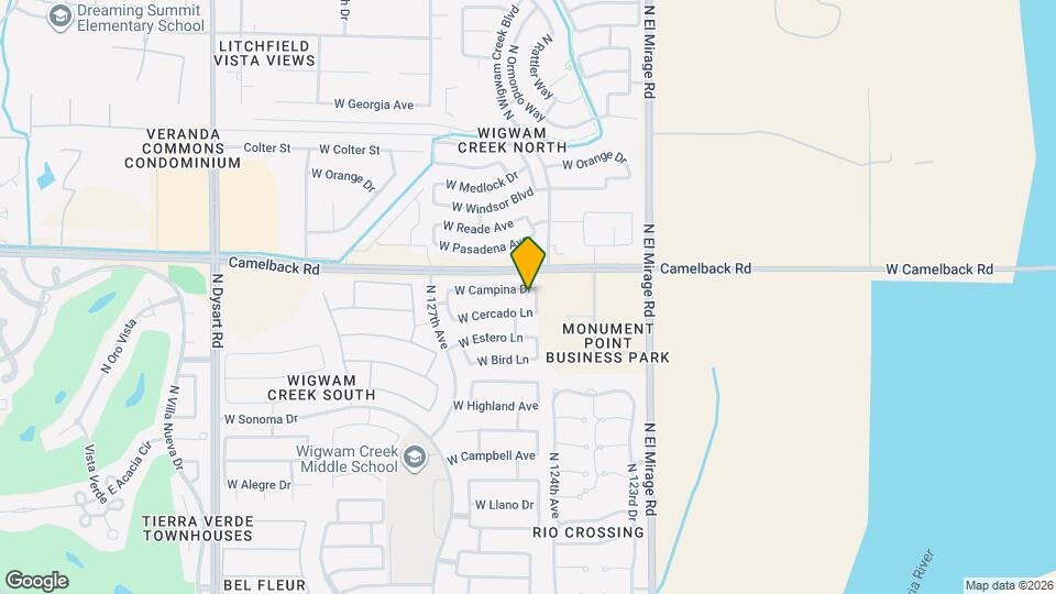12511 W Campina Dr Mapa y Detalles de la Ubicación