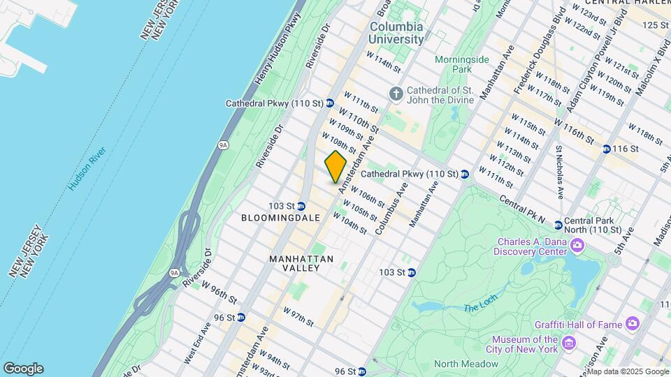928 Amsterdam Ave Map and Location Details