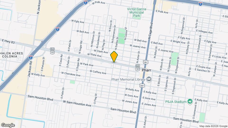 7 S Dahlia St Map and Location Details