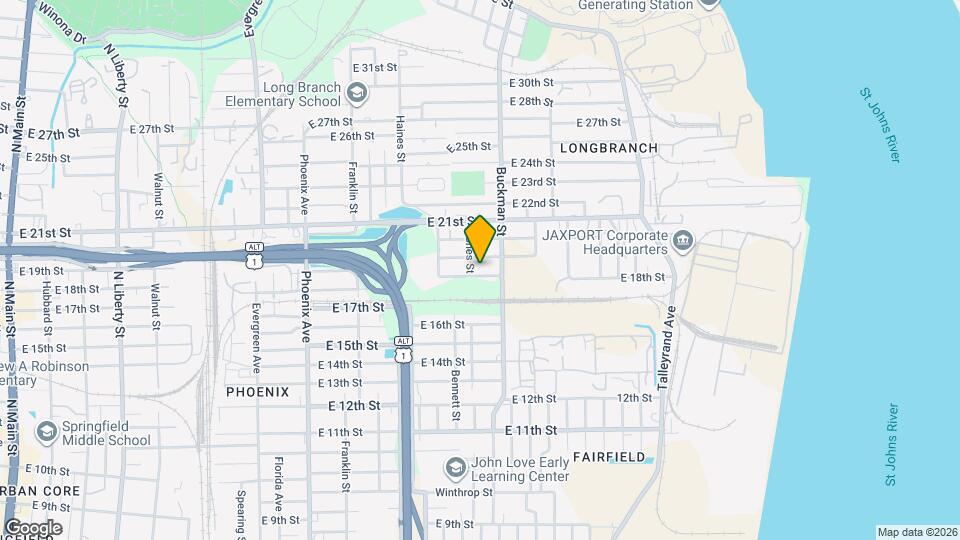 1617 E 18th St Map and Location Details