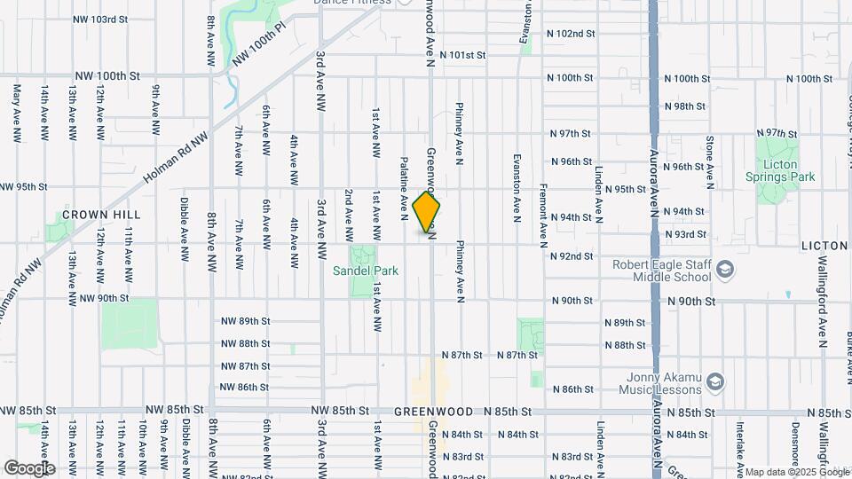 9201 Greenwood Ave Mapa y Detalles de la Ubicación