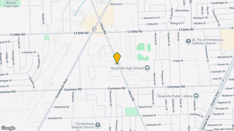 30401 Utica Rd Map and Location Details