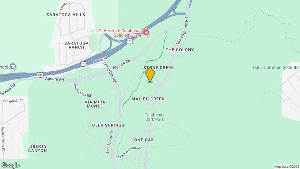 4265 Las Virgenes Rd Map and Location Details