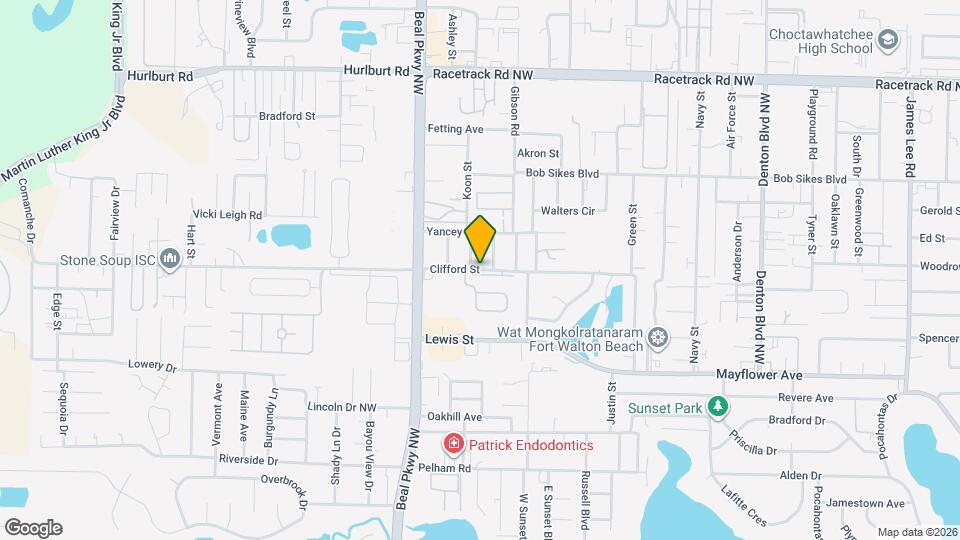 240 Clifford St, Unit Oak Tree Park-1 Map and Location Details