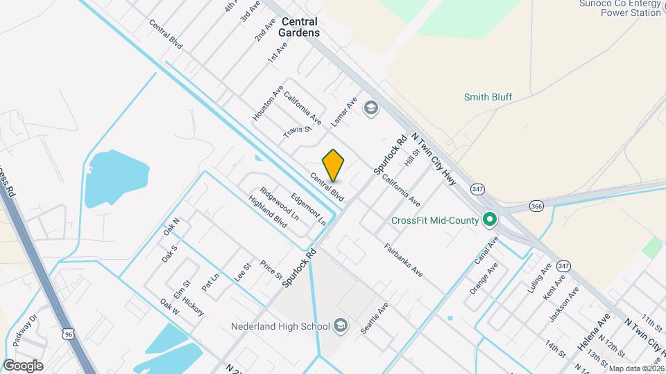 2524 Central Blvd Mapa y Detalles de la Ubicación