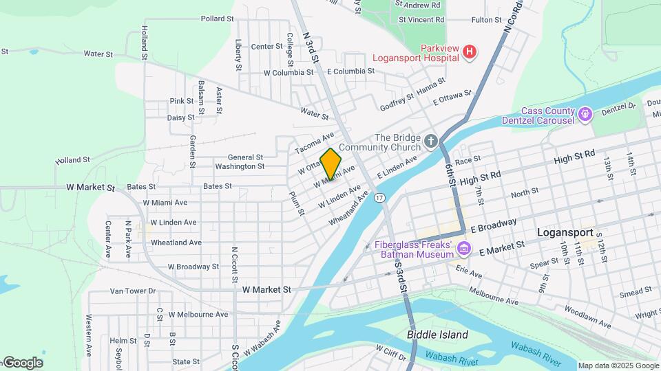 125 W Miami Ave Map and Location Details