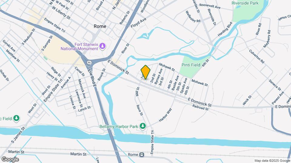 307 E Dominick St, Unit #3 Mapa y Detalles de la Ubicación