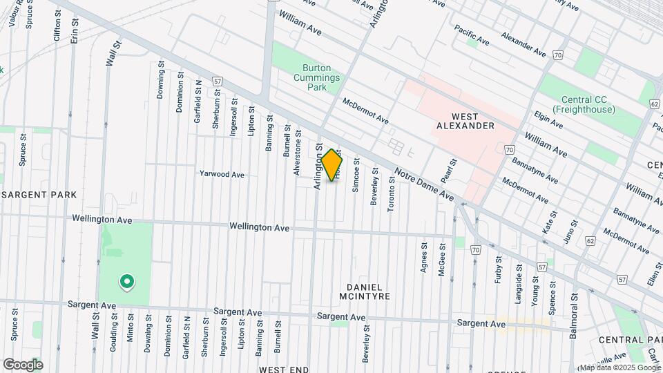 844 Home St Map and Location Details