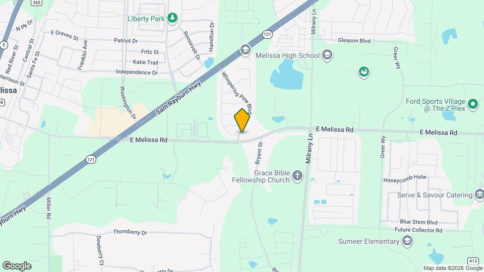 2904 Whispering Pine Blvd Map and Location Details