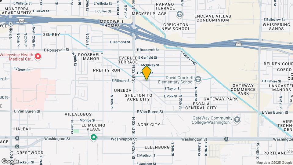3239 E Fillmore St Map and Location Details