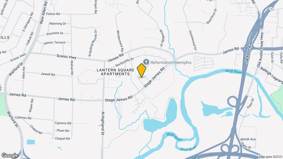 2782 W Hickory Bluff Map and Location Details