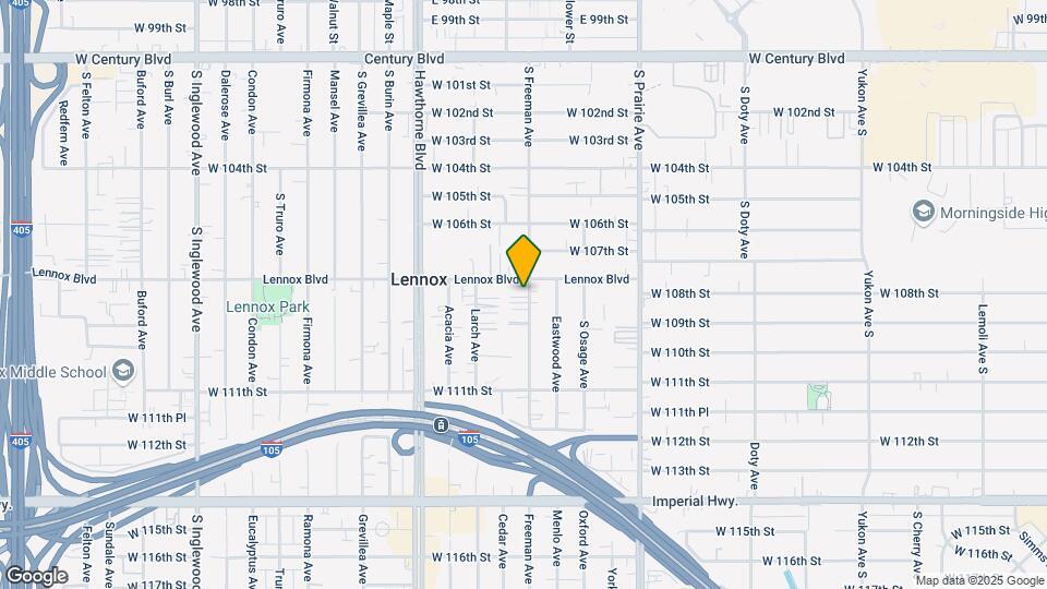 10815 S Freeman Ave Map and Location Details