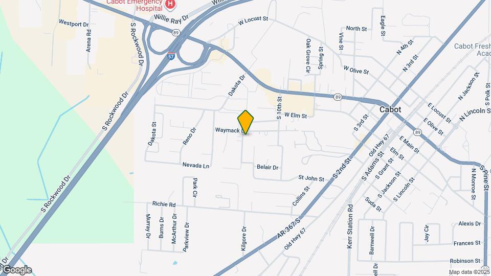 105 Rodney Guthrie Dr Map and Location Details