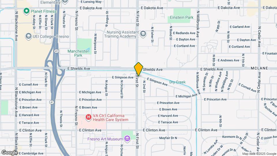 3040 N First St Map and Location Details