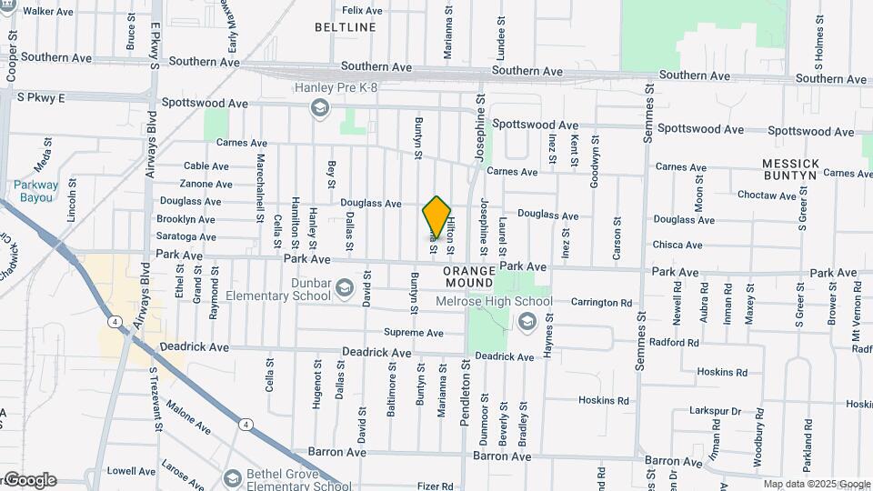852 Marianna St Mapa y Detalles de la Ubicación