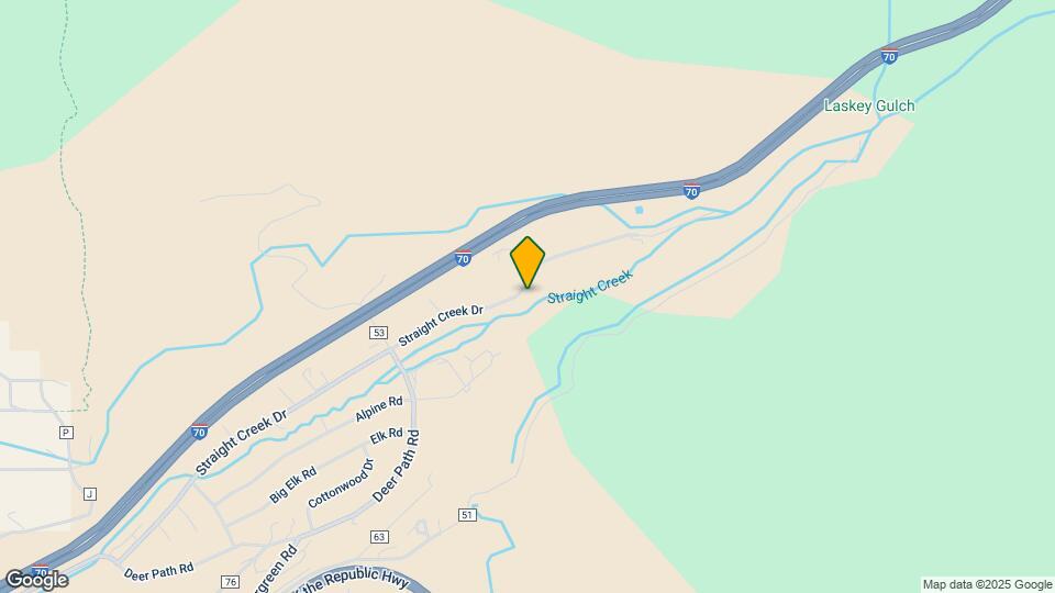 1054 Straight Creek Dr Map and Location Details