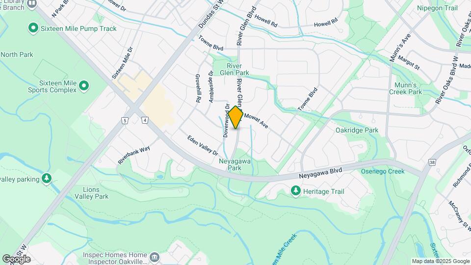499 River Glen Blvd Map and Location Details
