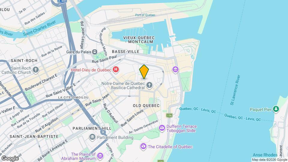 40 Sainte-Famille Rue Map and Location Details