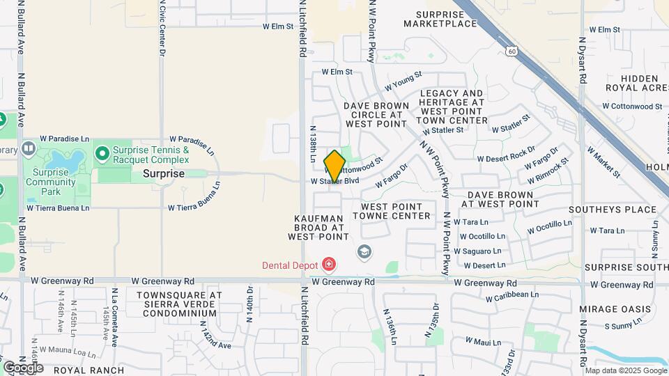 13818 W Fargo Dr Map and Location Details