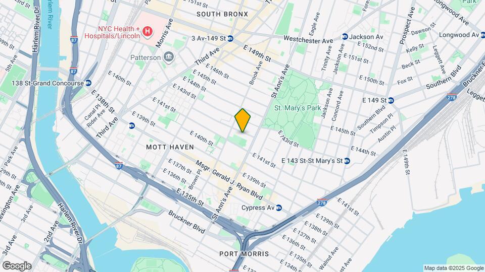 532 E 142nd St Map and Location Details