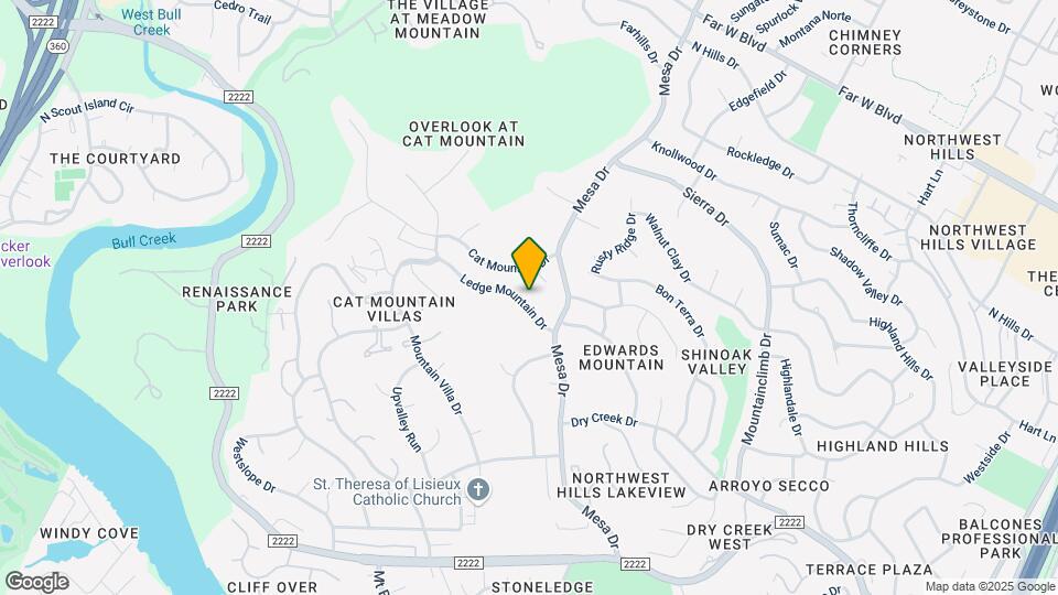 6203 Ledge Mountain Dr Map and Location Details