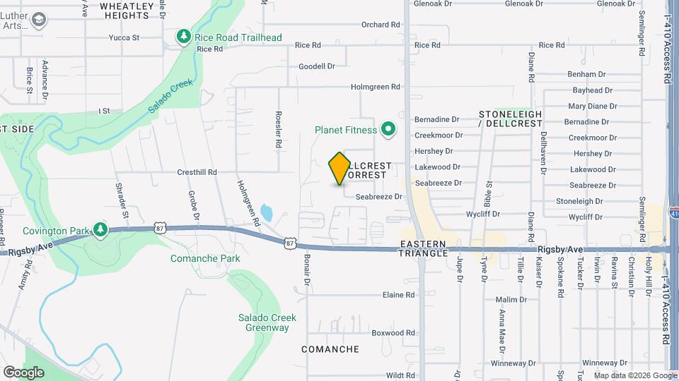 2027 Leesburg St Map and Location Details