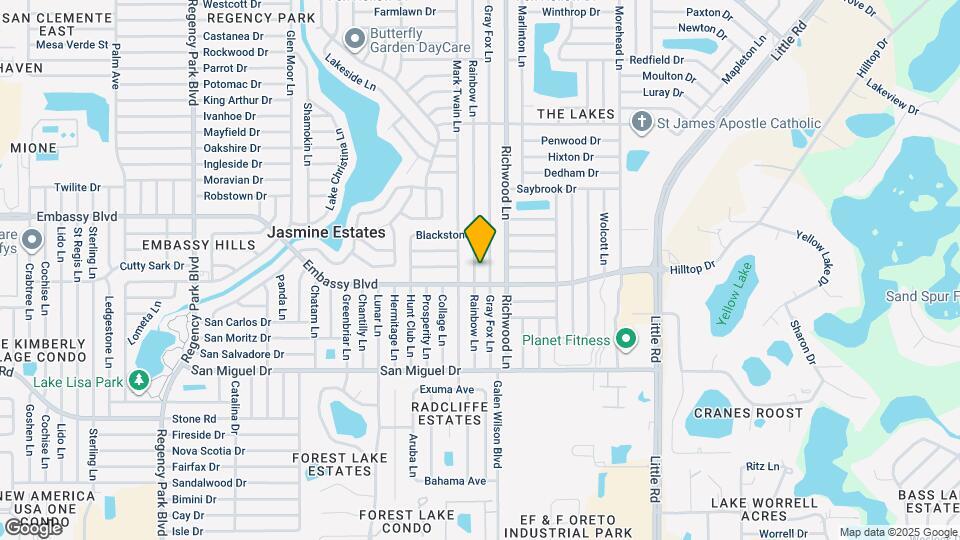 9226 Rainbow Ln Map and Location Details