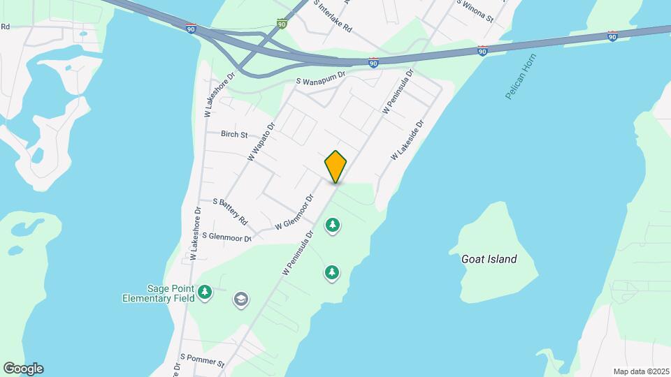 3400 W Peninsula Dr Map and Location Details