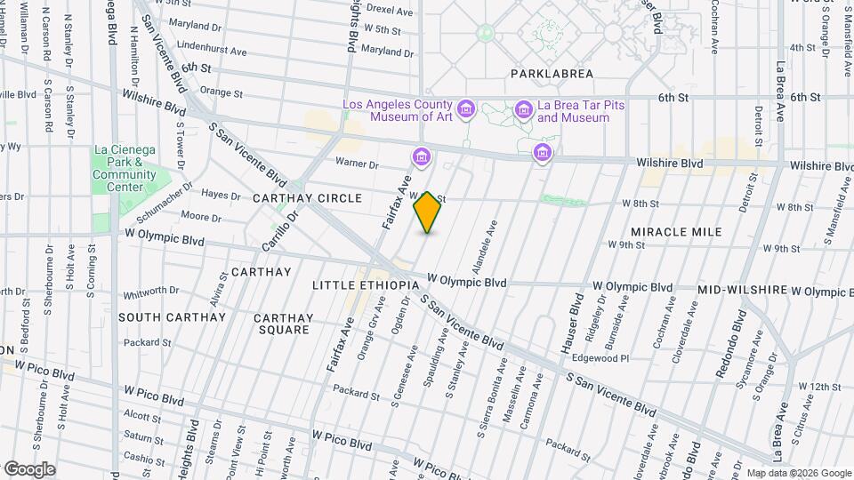 914 S Ogden Dr, Unit Modern Guesthouse Map and Location Details