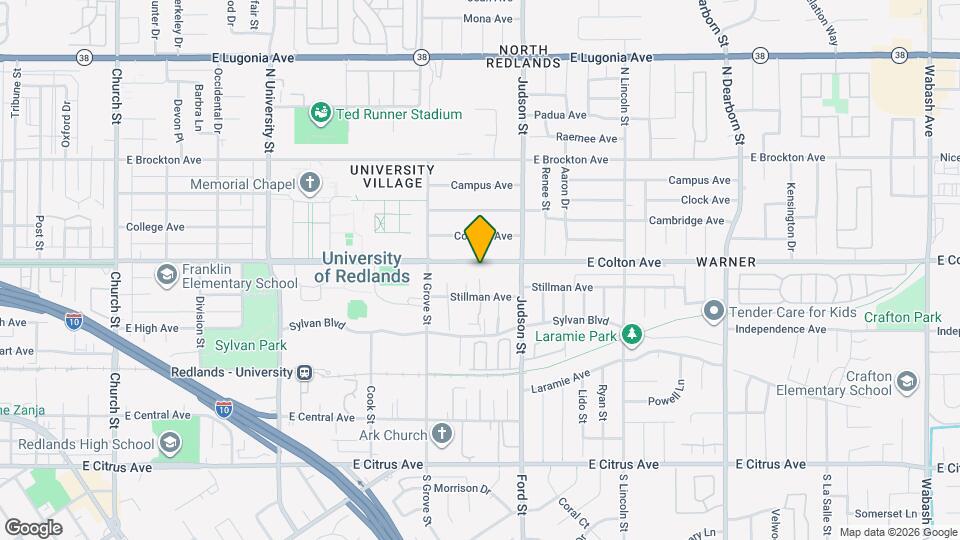 1320 E Colton Ave Map and Location Details