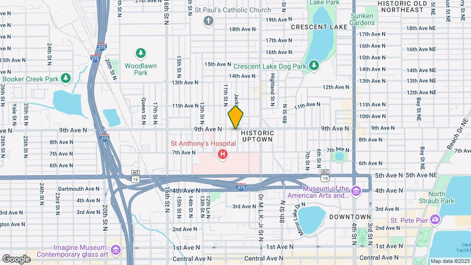 834 Jackson St N Map and Location Details