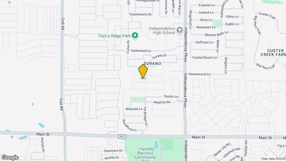 13868 Dorset Ln Map and Location Details