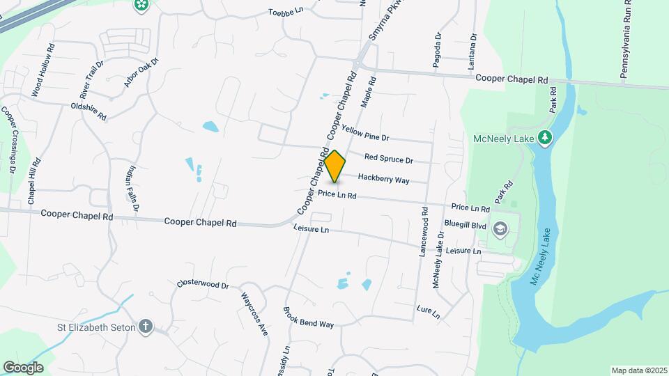 6109 Price Ln Rd Map and Location Details