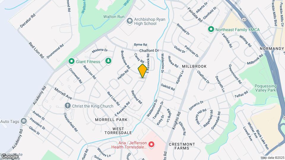 3595 Oakhill Rd Map and Location Details