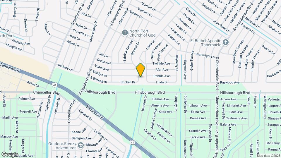 5746 Brickell Dr Map and Location Details