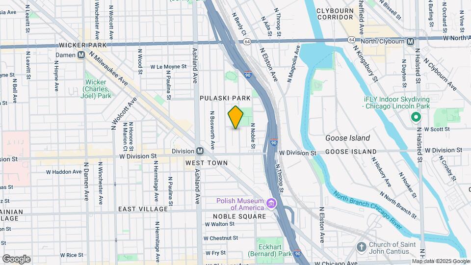 1246 N Cleaver St Map and Location Details