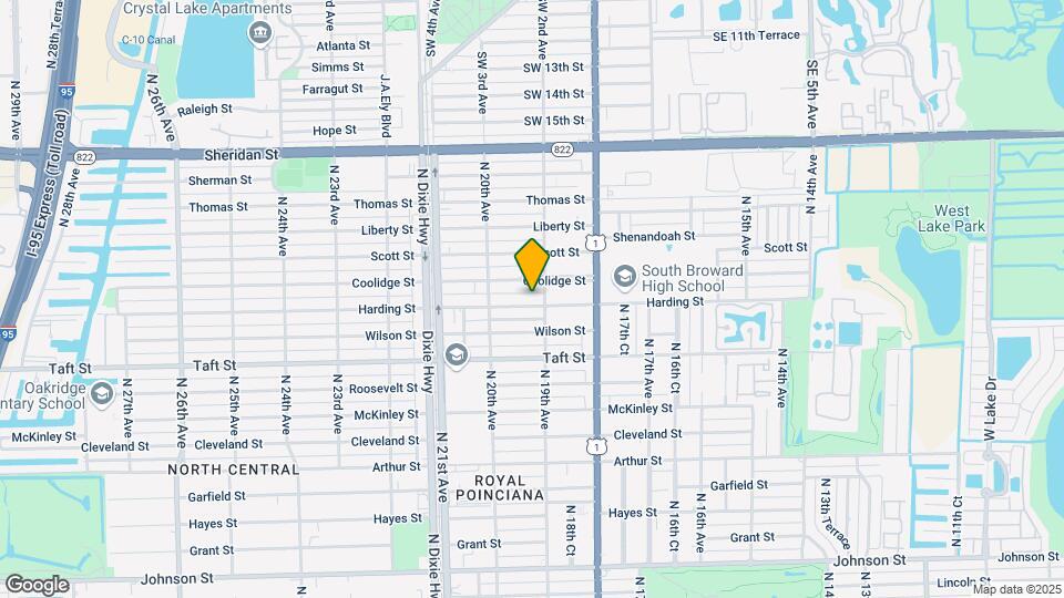1909 Harding St Map and Location Details